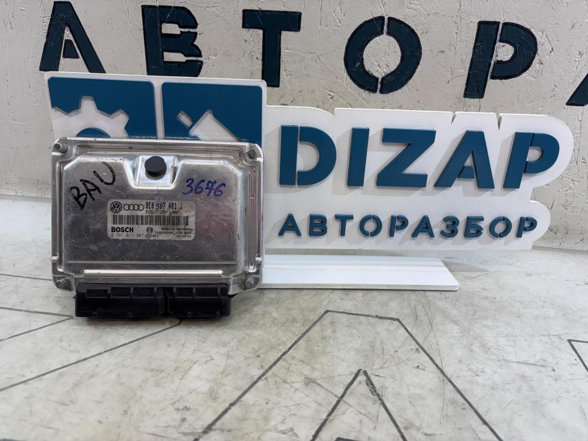 Блок управления дизельного двигателя 8E0907401J Audi A4 B6