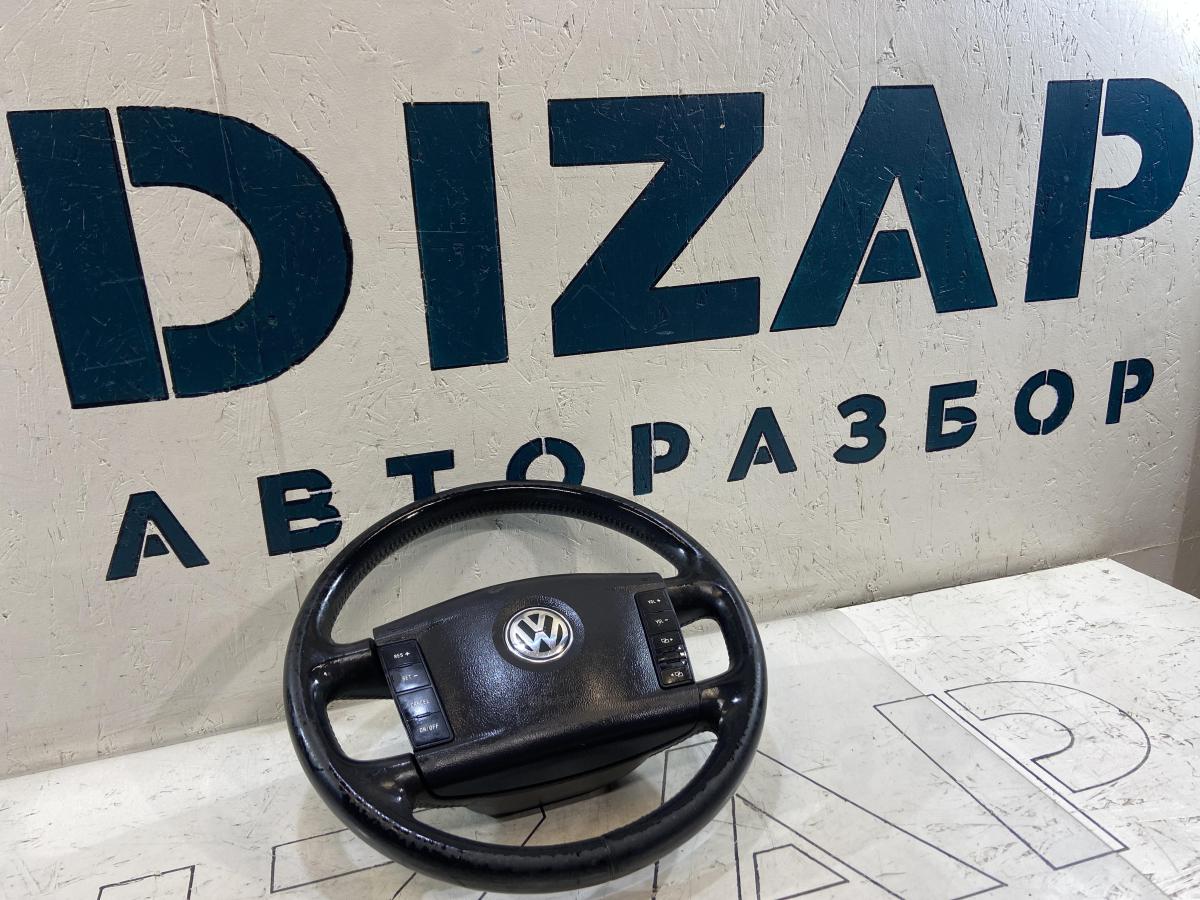 Pулевое колесо (кожа) 3D0419091K Volkswagen Touareg I