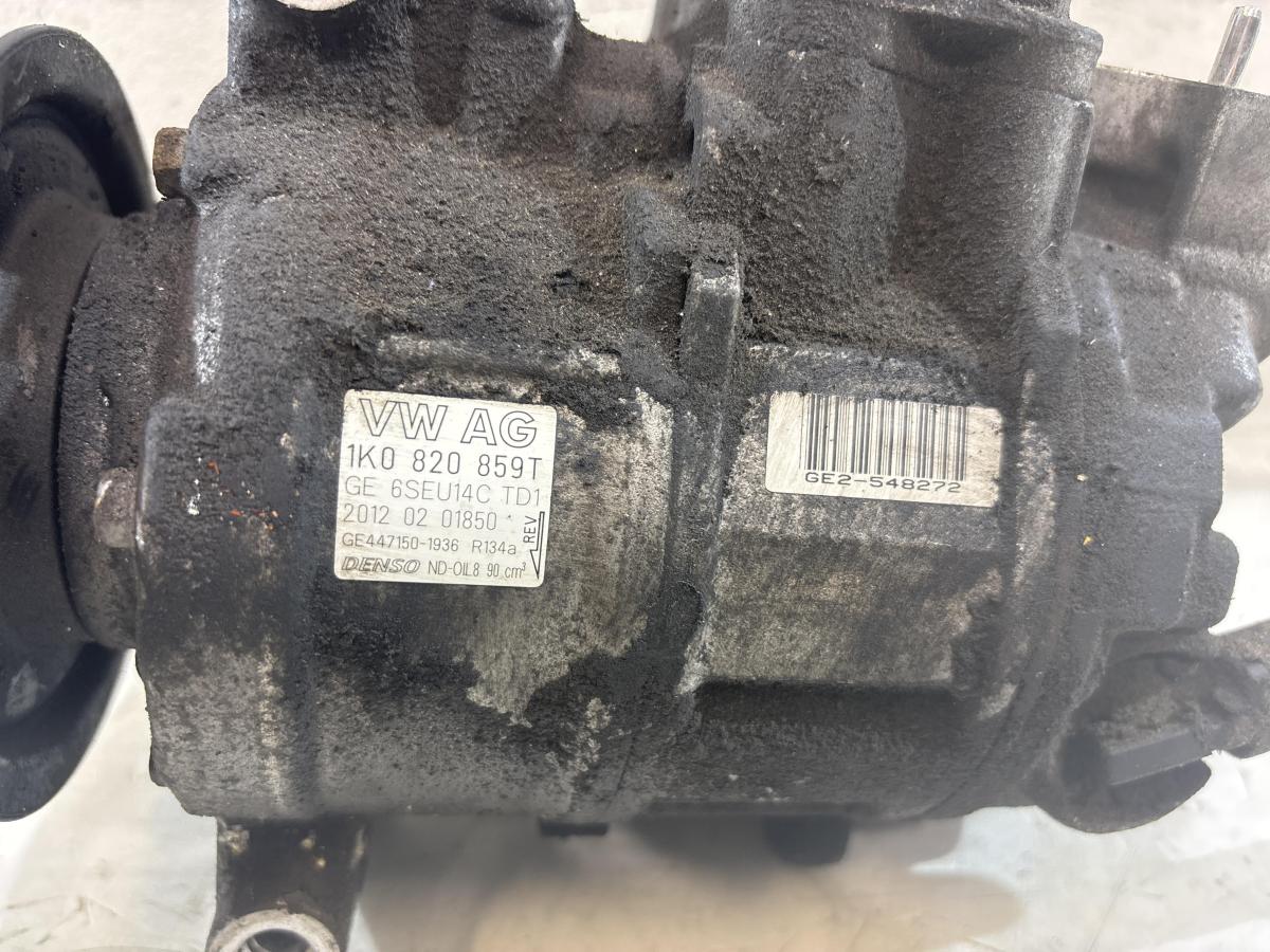 Компрессор кондиционера 1K0820859T Skoda Octavia II рест