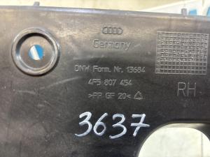 Кронштейн заднего бампера правый 4F5807454 